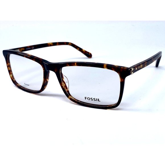 New FOSSIL Havana Rectangle FOS7090/G Mens Eyeglasses 55-17-140 - Picture 3 of 8